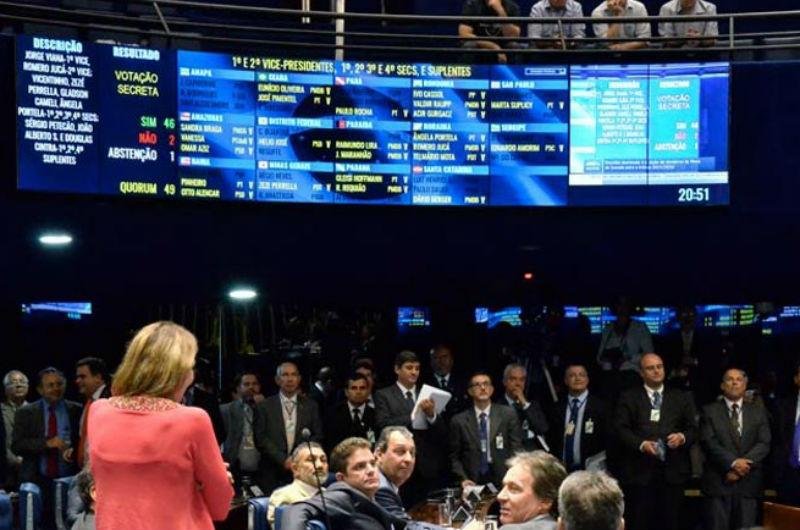 Governistas ficam com cargos na Mesa Diretora do Senado