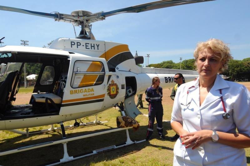 Helic&oacute;ptero que faz a&ccedil;&otilde;es de salvamento da Brigada Militar foi disponibilizada, mas n&atilde;o &eacute; equipada