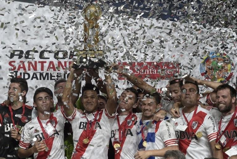 River ganhou Recopa pela primeira vez na hist&oacute;ria