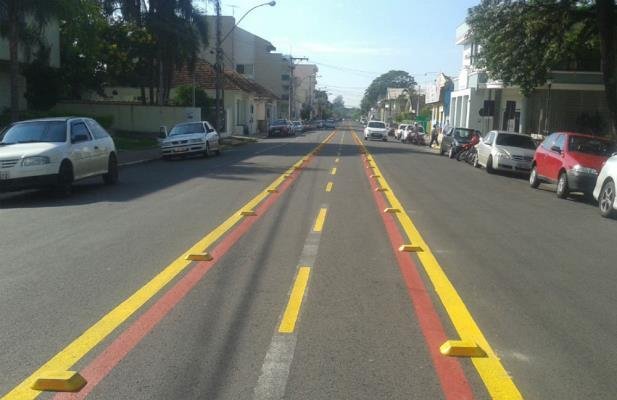 Justi&ccedil;a determina interdi&ccedil;&atilde;o de obras em ciclofaixa de Montenegro