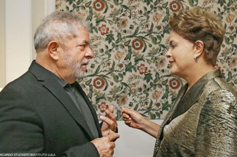 Dilma Rousseff e o ex-presidente se encontraram na quinta-feira  