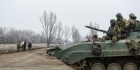 Separatistas pró-Rússia continuavam investindo contra o leste da Ucrânia a poucas horas do cessar-fogo 