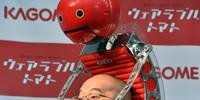 Japoneses criam robô que distribui tomates durante maratona 