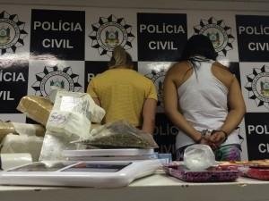 Duas mulheres s&atilde;o presas por tr&aacute;fico na Restinga 