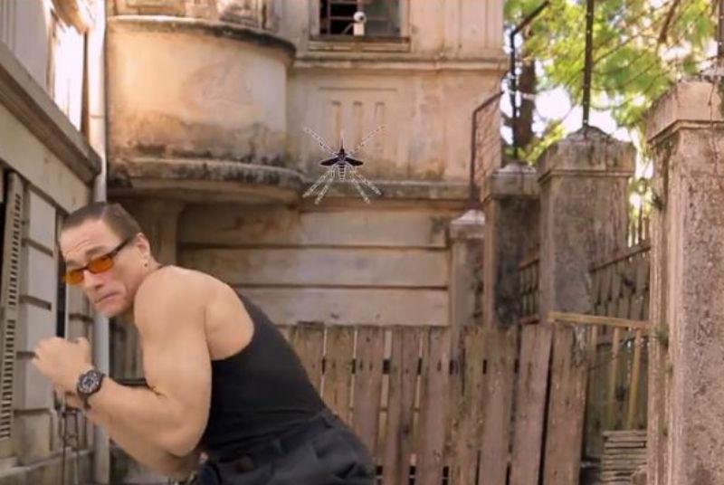 Prefeitura lan&ccedil;ou v&iacute;deo com Van Damme lutando contra o mosquito da Dengue