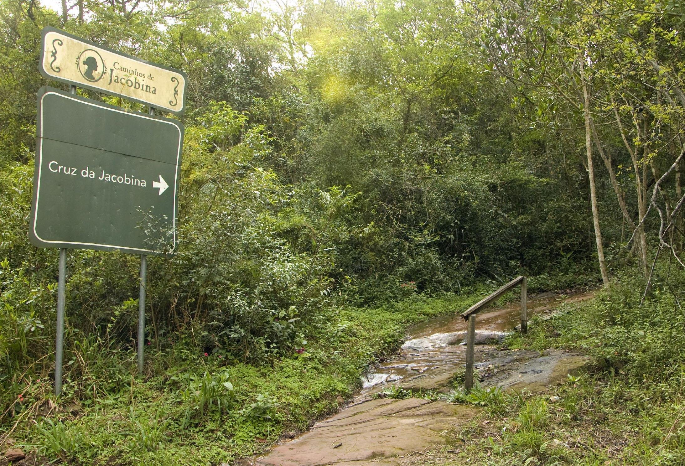 Um dos pontos do passeio &eacute; a Cruz de Jacobina, onde possivelmente Jacobina Mentz tenha sido assassinada 