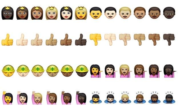 Emojis ganharam atualiza&ccedil;&atilde;o com mais seis tons de pele