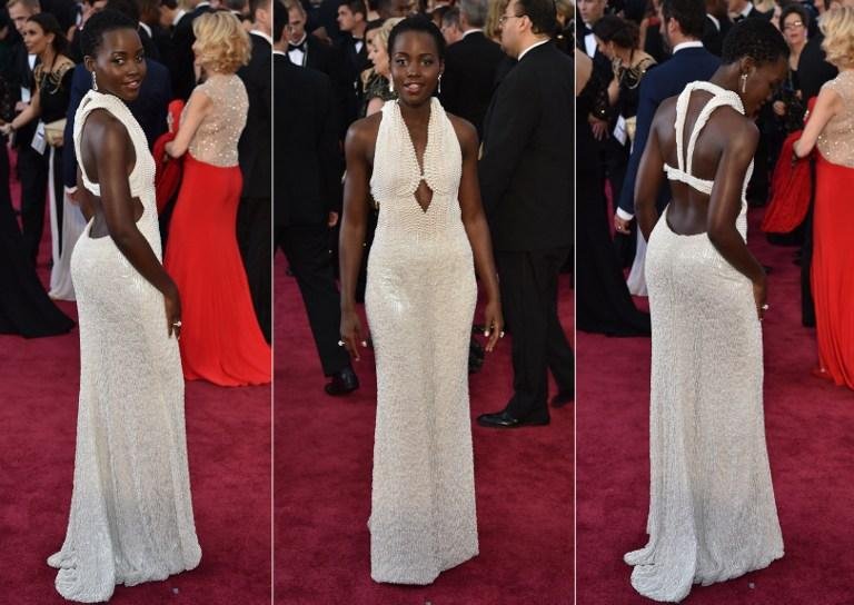 Vestido &eacute; adornado com mais de seis mil p&eacute;rolas