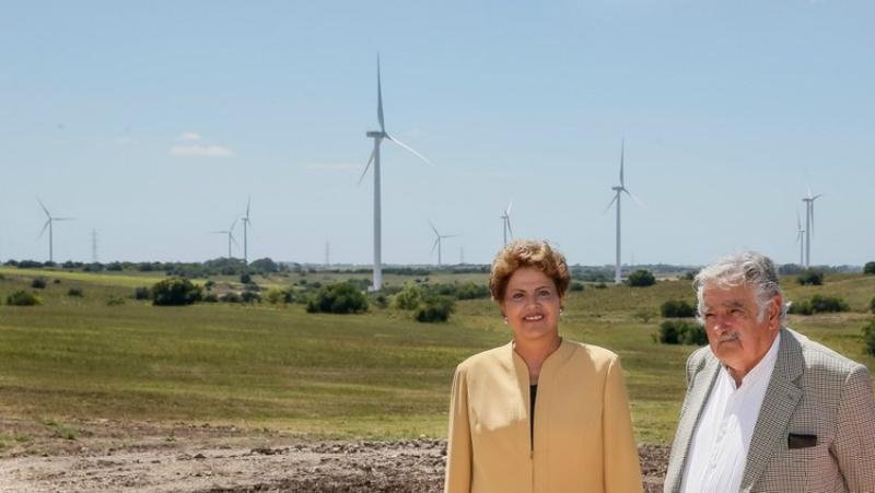 Afirma&ccedil;&atilde;o foi feita durante cerim&ocirc;nia de inaugura&ccedil;&atilde;o de parque e&oacute;lico no Uruguai, da qual participou a presidente Dilma Rousseff 