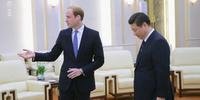 William se encontra com presidente chinês Xi Jinping