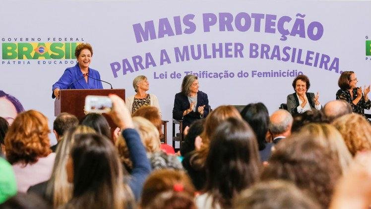Dilma confirmou encontro durante evento de san&ccedil;&atilde;o da lei de tipifica&ccedil;&atilde;o do feminic&iacute;dio