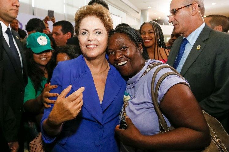 Presidente participou de solenidade no Pal&aacute;cio do Planalto em que sancionou lei que tipifica o crime do feminic&iacute;dio