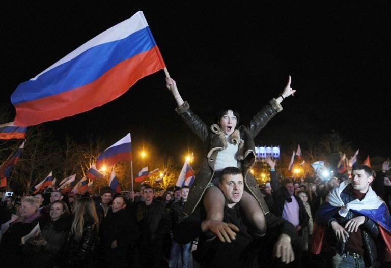 Crimeia celebra seu "retorno" &agrave; R&uacute;ssia