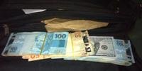 Polícia também encontrou 3 mil dólares e R$ 12 mil 