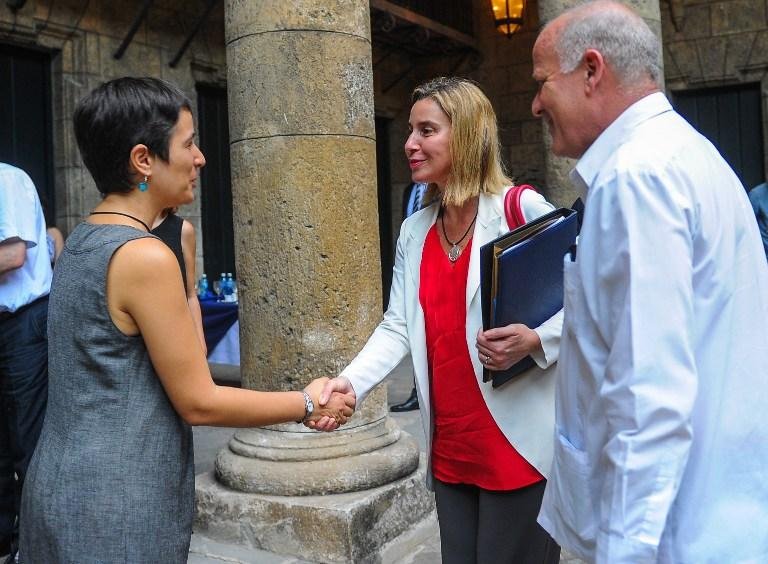 Chefe da diplomacia da UE visita Cuba para avan&ccedil;ar negocia&ccedil;&otilde;es