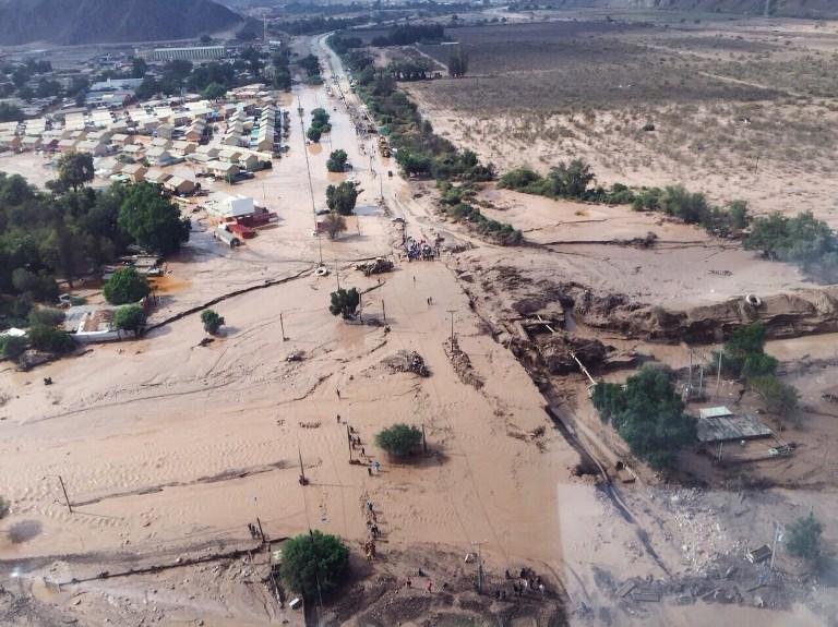 Sobe para 14 n&uacute;mero de mortes causadas por temporal no Chile