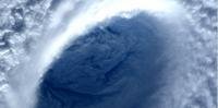 Astronauta disse que tufão parece buraco negro de filme de ficção científica