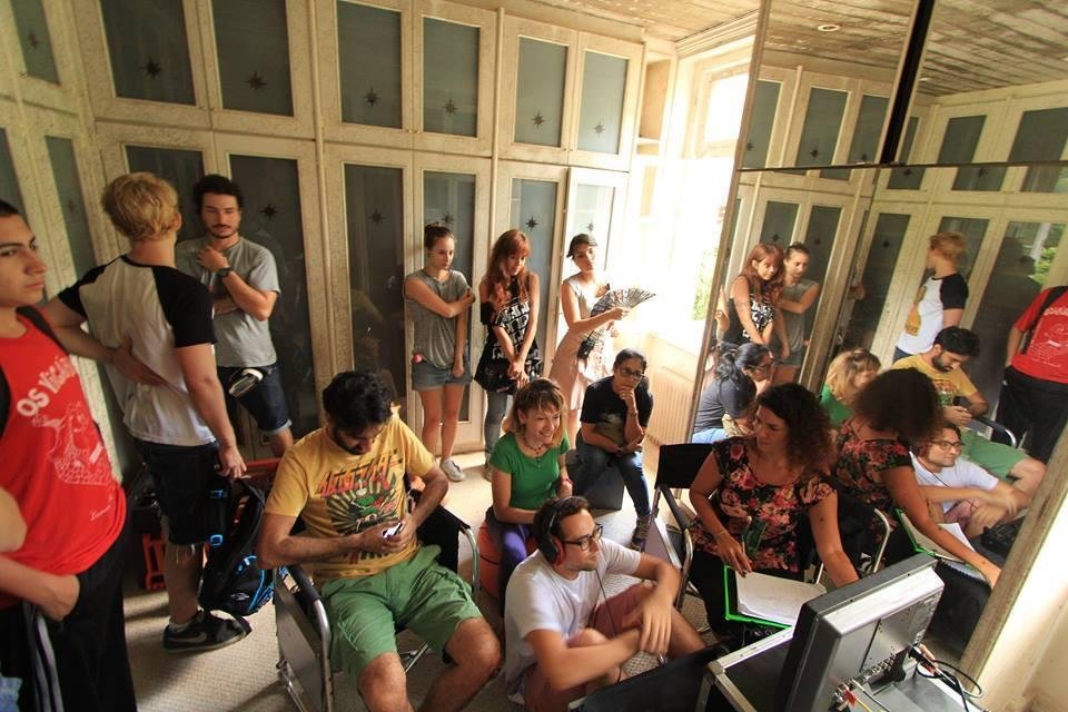 Set de filmagens do longa "Em 97 Era Assim..."