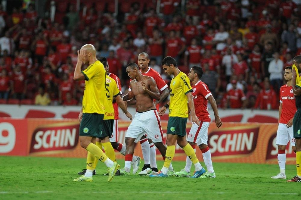 Fabr&iacute;cio foi expulso ao xingar a torcida do Inter