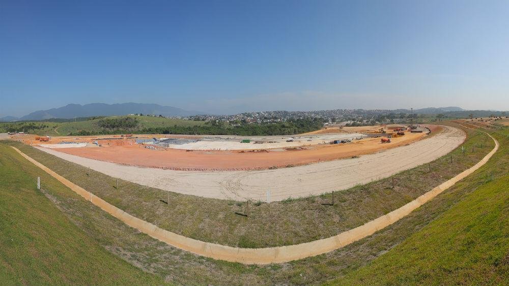Obras no Complexo Esportivo de Deodoro