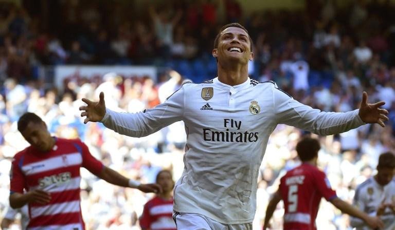 Cristiano Ronaldo fez cinco gols neste domingo