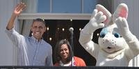 Casal Obama recebeu cidadãos na tradicional festa da páscoa na Casa Branca 