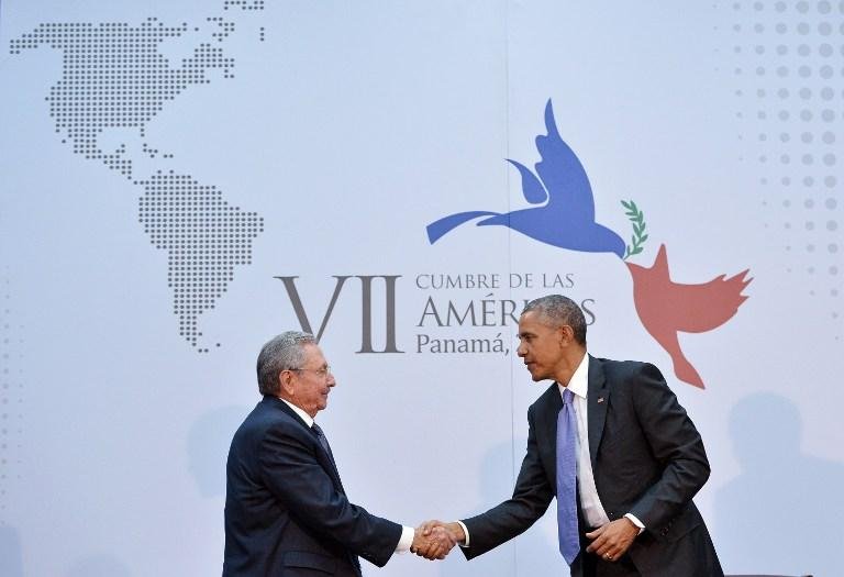 Presidente americano teve um encontro hist&oacute;rico com Ra&uacute;l Castro nesse s&aacute;bado na C&uacute;pula das Am&eacute;ricas 