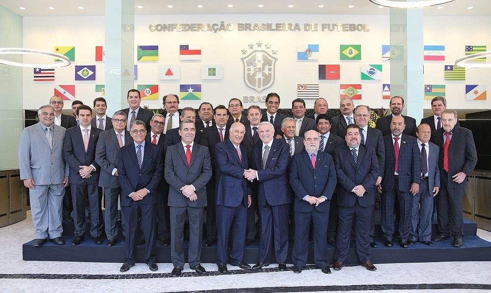Posse de Marco Polo Del Nero na CBF