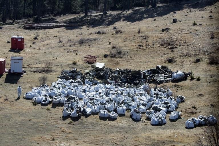 Termina recupera&ccedil;&atilde;o dos restos do avi&atilde;o da Germanwings