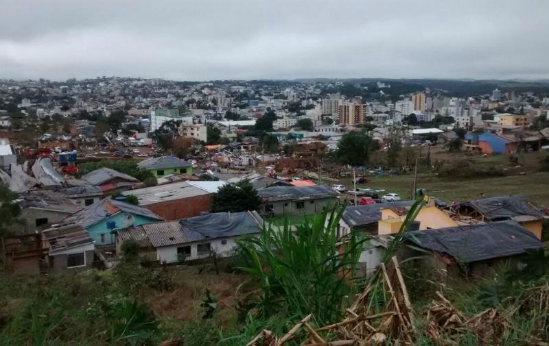 Tornado causou estragos em Xanxer