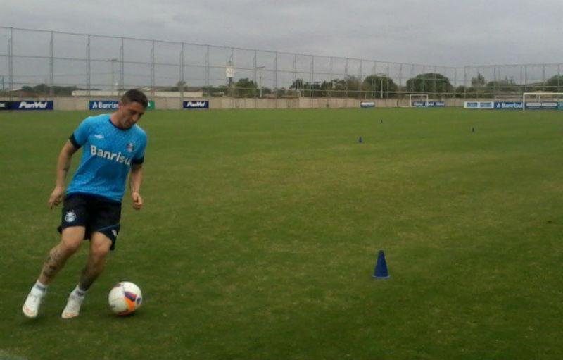 Houve mist&eacute;rio no treino do Gr&ecirc;mio antes do primeiro Grenal pelo Gauch&atilde;o 