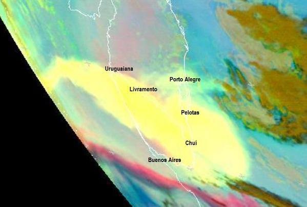 Cinzas chegaram com baixa concentra&ccedil;&atilde;o em Porto Alegre