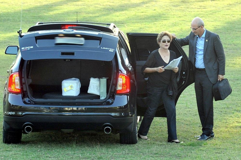 Dilma passou tarde de domingo em Porto Alegre