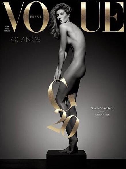 Edi&ccedil;&atilde;o comemora os 40 anos da Vogue Brasil e dedica 80 p&aacute;ginas &agrave; top