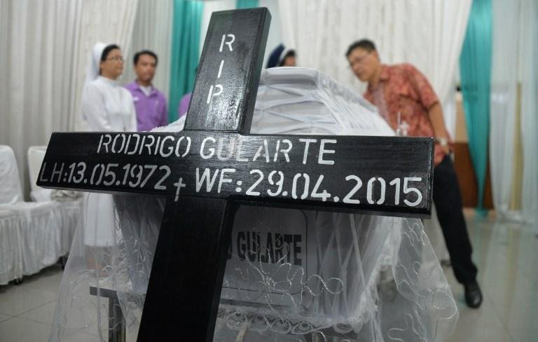 Rodrigo Gularte foi morto na ter&ccedil;a-feira, condenado por narcotr&aacute;fico 