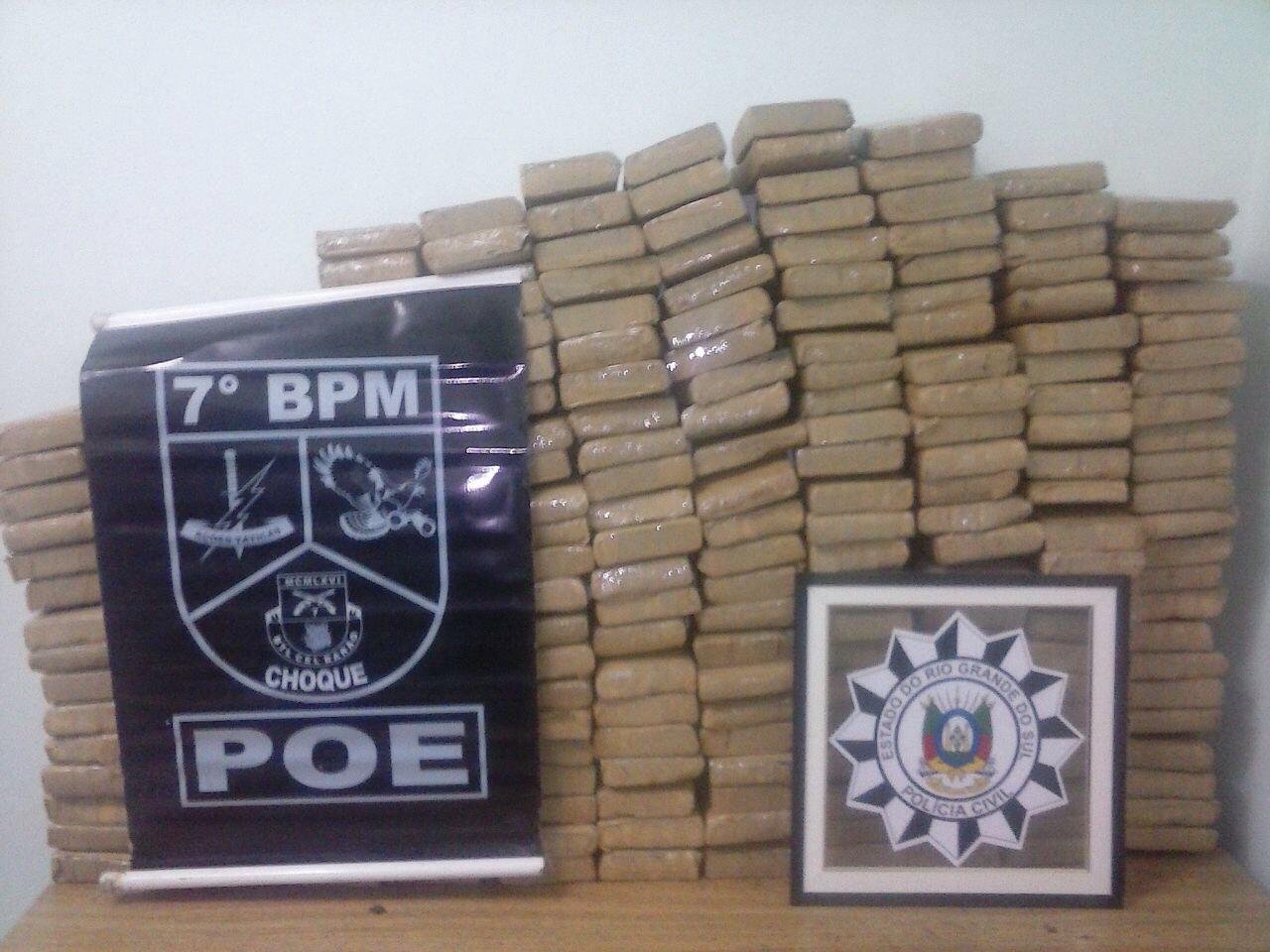 Hip&oacute;tese &eacute; de que a droga venha da fronteira com o Paraguai