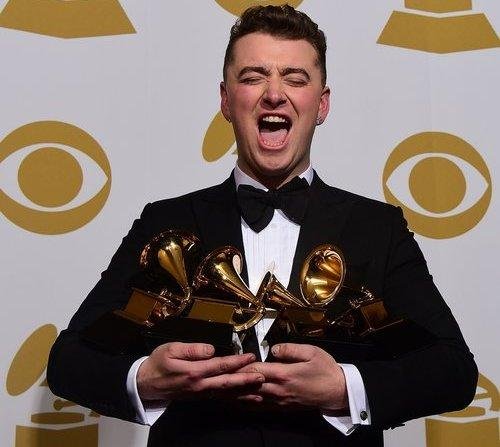 Sam Smith foi um dos protagonistas da &uacute;ltima edi&ccedil;&atilde;o do pr&ecirc;mio