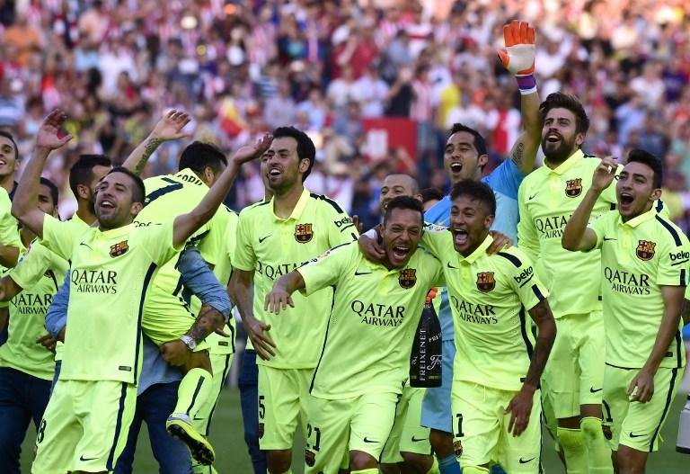 Barcelona vence Atl&eacute;tico de Madrid e &eacute; campe&atilde;o espanhol