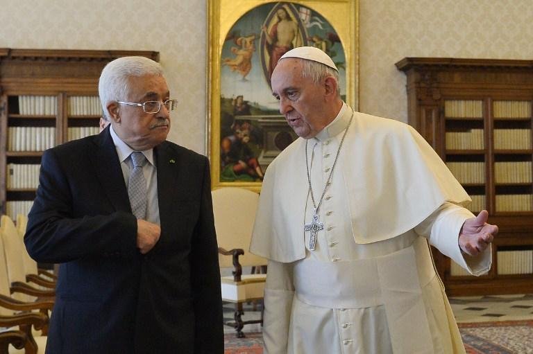Abbas e Papa se encontraram no Vaticano no &uacute;ltimo s&aacute;bado