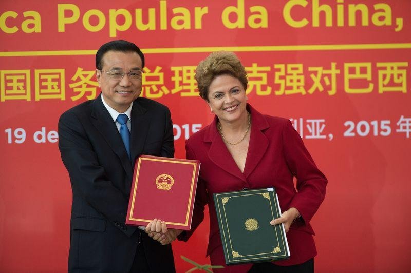 Primeiro-ministro da China, Li Keqiang e a presidente Dilma assinaram acordo de coopera&ccedil;&atilde;o at&eacute; 2021