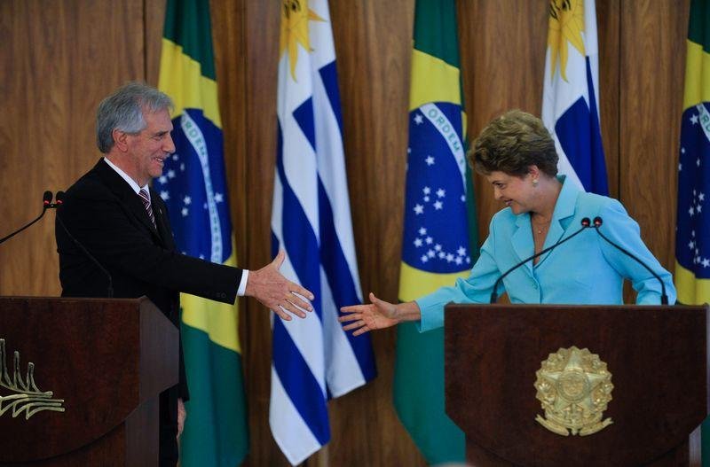Dilma e V&aacute;squez defenderam acordo entre Mercosul e Uni&atilde;o Europeia 