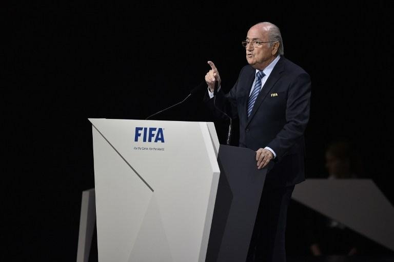 Blatter concede discurso na conven&ccedil;&atilde;o da Fifa