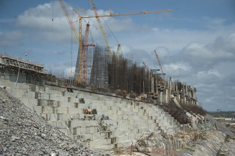 Obras no S&iacute;tio Belo Monte