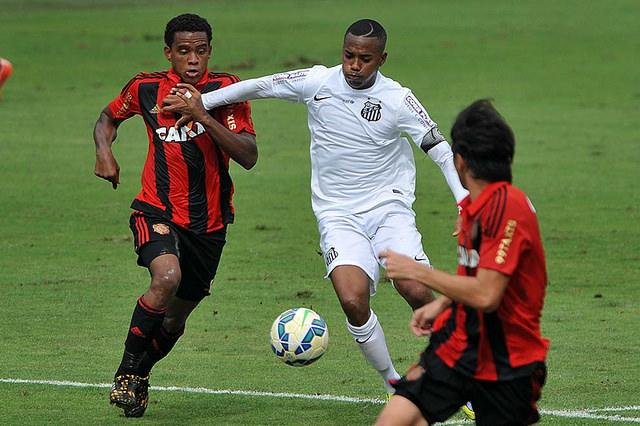 Na despedida de Robinho, Santos cede empate para Sport 