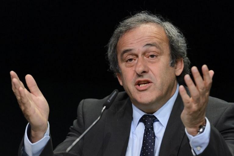 Michel Platini fez campanha contra Joseph Blatter
