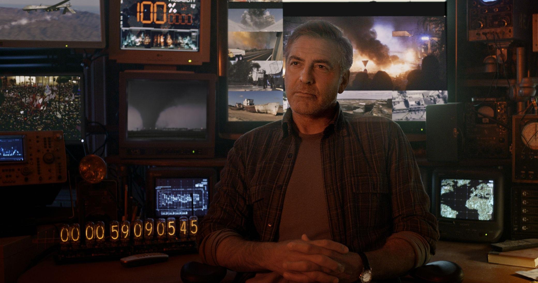George Clooney interpreta o rabugento Frank em "Tomorrowland"