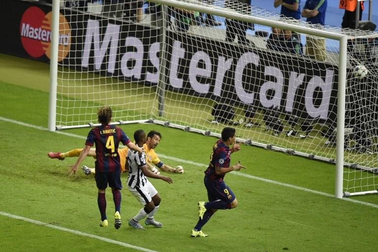Partida acabou 3 a 1 com gols de Rakitic, Su&aacute;rez e Neymar, para o time catal&atilde;o, e Morata, para a Juventus