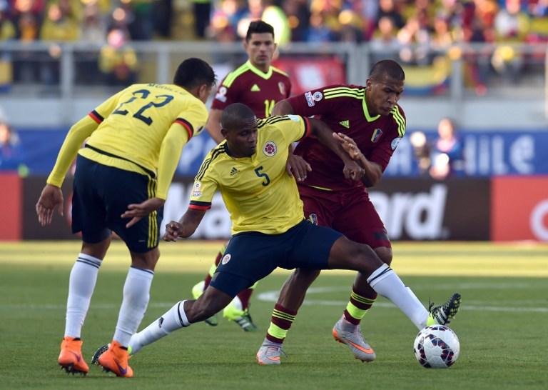 Venezuela bate a Col&ocirc;mbia e faz hist&oacute;ria na Copa Am&eacute;rica