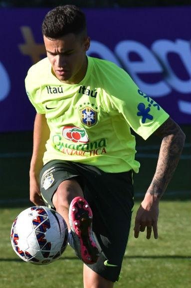 Philippe Coutinho pode ser novidade no Brasil contra a Col&ocirc;mbia