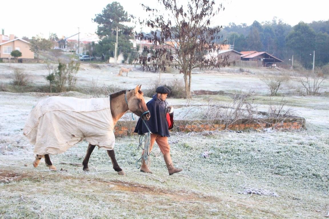 Na regi&atilde;o de Livramento fez 0,2&ordm;C